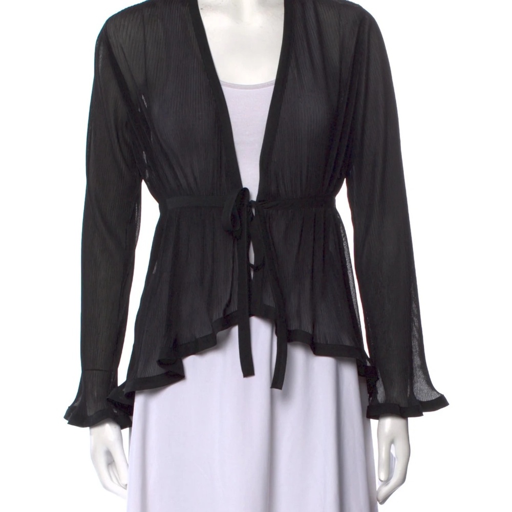 La Perla V-Neck Long Sleeve Blouse